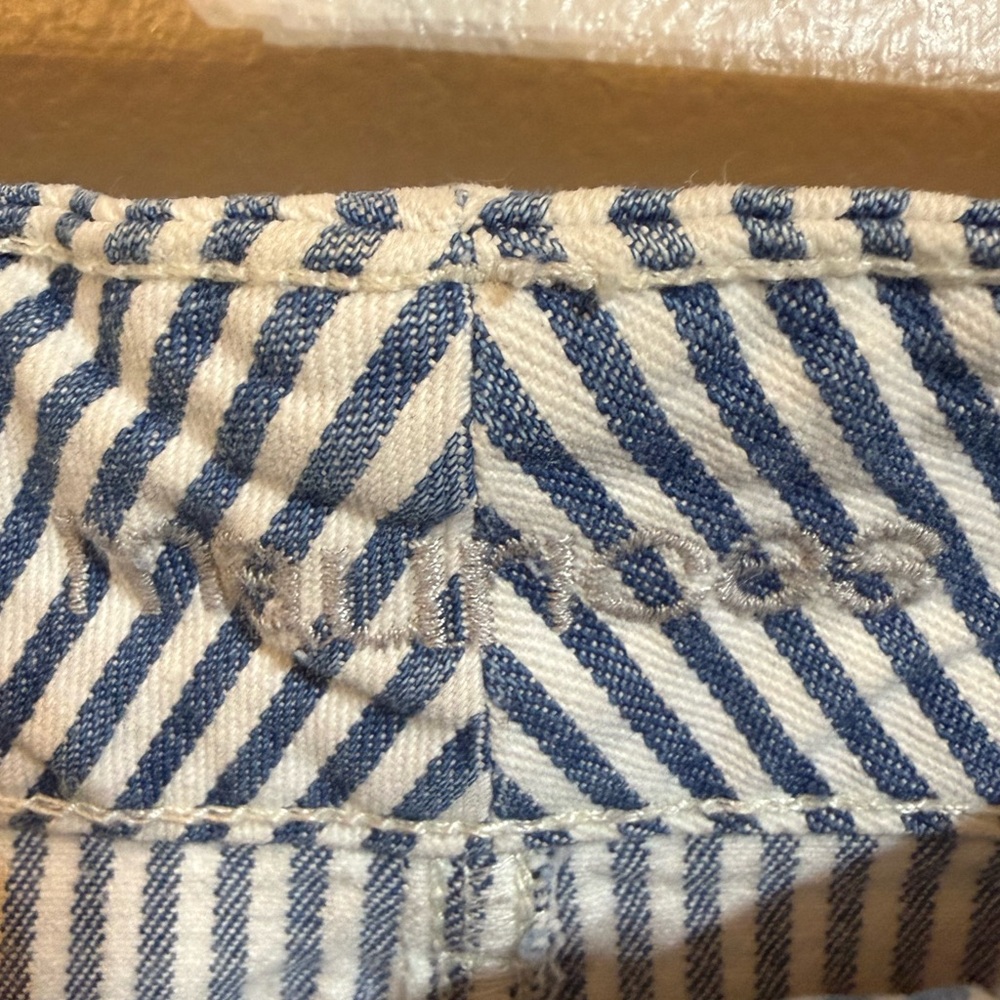 Maurices Navy and White Striped Mini Skirt - Picture 5 of 7